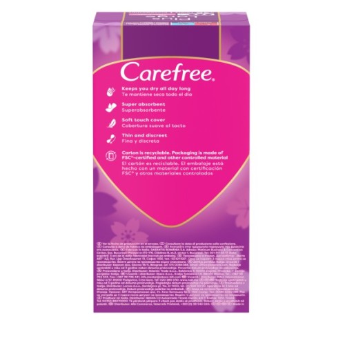 Щоденні прокладки Carefree Plus Large 36 шт. (3574661604787/3574661487540)