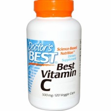 Вітамін Doctor's Best Вітамін С 500мг, 120 гелевих капсул (DRB-00256)