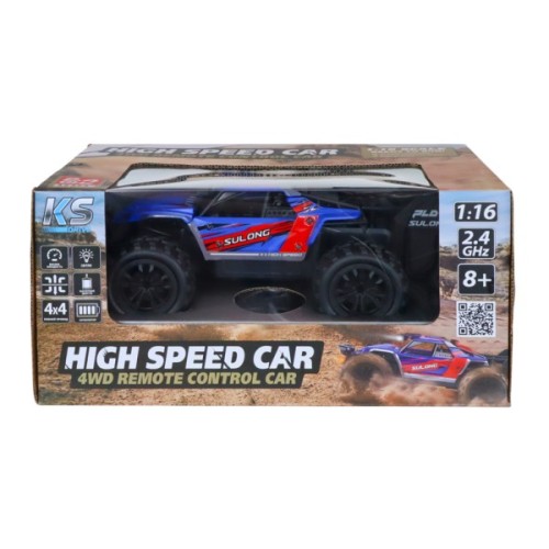 Радіокерована іграшка KS Drive Автомобіль Off-road High speed синій 1:16 (SL-8024A)