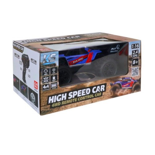 Радіокерована іграшка KS Drive Автомобіль Off-road High speed синій 1:16 (SL-8024A)
