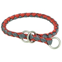 Нашийник для тварин Trixie Cavo напівзашморг M–L 43–51 см d 18 мм рижо-графітовий (4053032678255)