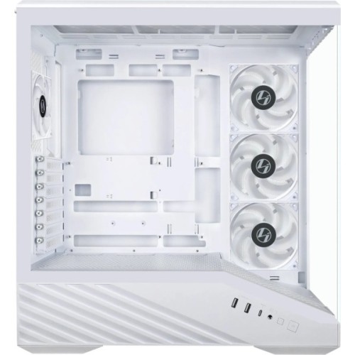 Корпус для ПК Lian Li V100R case with pre-installed four 120mm RGB PWM fan, White (G99.V100RW.01)