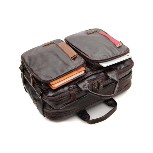 Сумка Vintage Трансформер Коричнева (14106)