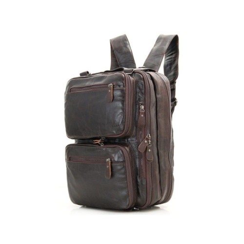 Сумка Vintage Трансформер Коричнева (14106)