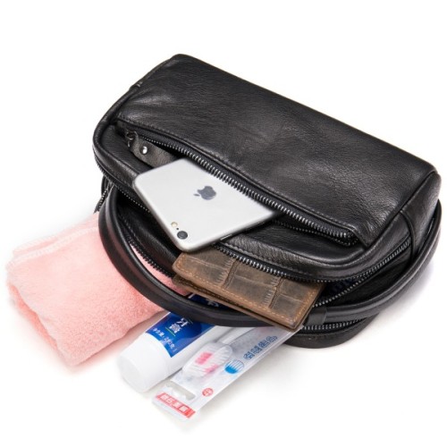 Сумка Vintage Шкіряна Чорна (20348)