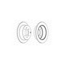 Гальмівний диск FERODO DDF1448