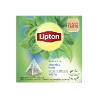 Чай Lipton зелений "Intense mint" 20 пакетиків (5063270108284)