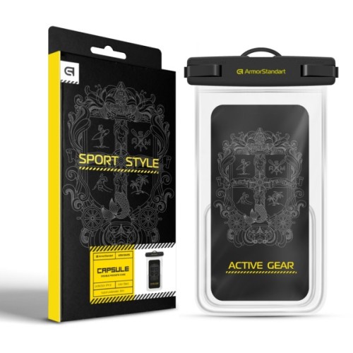 Чохол до мобільного телефона Armorstandart Waterproof Сapsule Double Pockets Black (ARM84415)