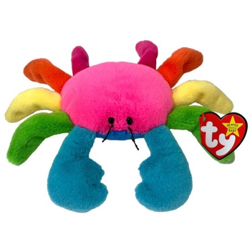 М'яка іграшка Ty Beanie Babies Райдужний краб Scuttle 15 см (41347)
