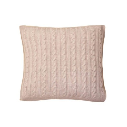 Наволочка Прованс декоративна в'язана SOFT Пудра 45х45 (011701)