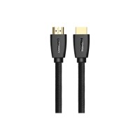 Кабель мультимедійний HDMI M to HDMI M 1.0m nylon braid black Ugreen (40408)