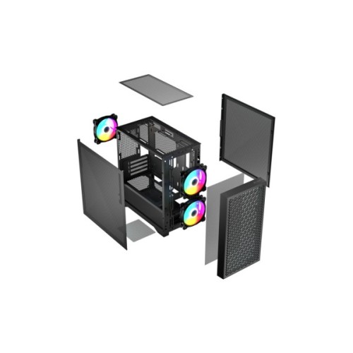 Корпус для ПК Logic concept DART PRO ARGB MINI BLACK (AM-DART-PRO-ARGB-10)