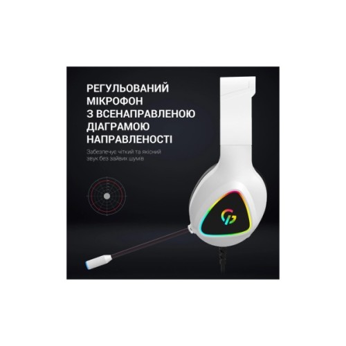 Навушники GamePro HS615 RGB White (HS615)