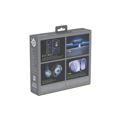 Навушники SteelSeries Arctis Nova 3P Wireless MultiPlatform Lavender (61692)