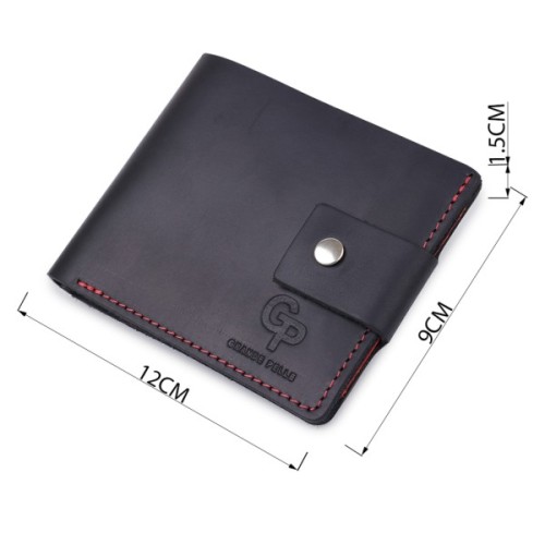 Портмоне Grande Pelle Шкіряне Чорне (11542)