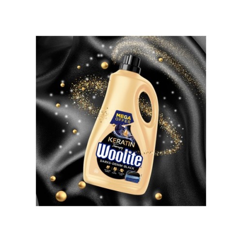 Гель для прання Woolite Для чорних, темних та джинсових тканин З кератином 3.6 л (5900627090529)