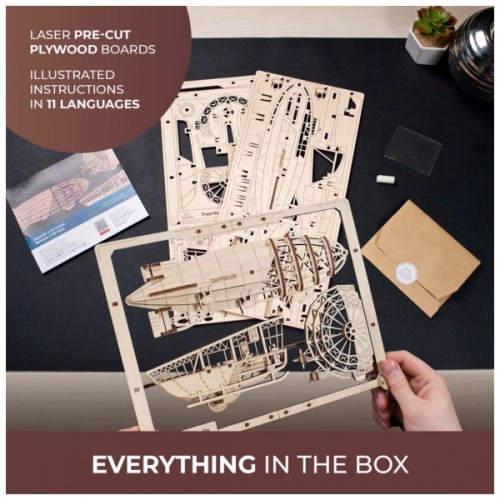 Конструктор Ugears Цепелін 2.5D (6337512)