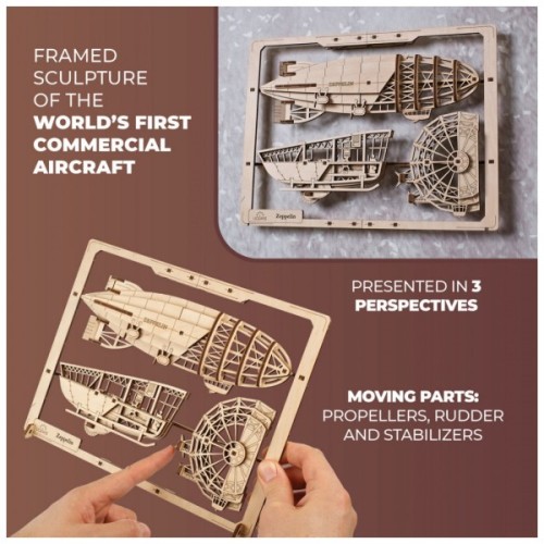 Конструктор Ugears Цепелін 2.5D (6337512)