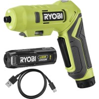 Викрутка акумуляторна Ryobi RSDP4-120G 4В, USB, Lithium, 1х2Ah, 5Нм, 200об/хв, поворотна ручка (5133005958)