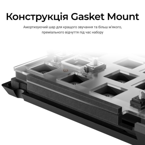 Клавіатура Keychron V1 8K Keychron Super Red Switch RGB USB UA Black (V1W-D1-UA)