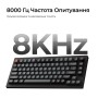 Клавіатура Keychron V1 8K Keychron Super Red Switch RGB USB UA Black (V1W-D1-UA)