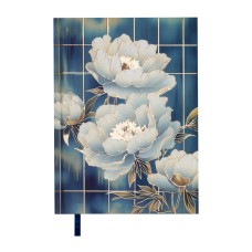 Тижневик Buromax недатований PEONY, A5, блакитний 336 сторінок (BM.20170-14)