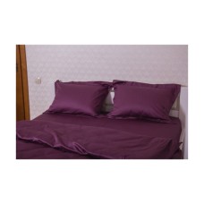 Простирадло Billerbeck Neustadt U сатин бордовий 180х220 см (30188)