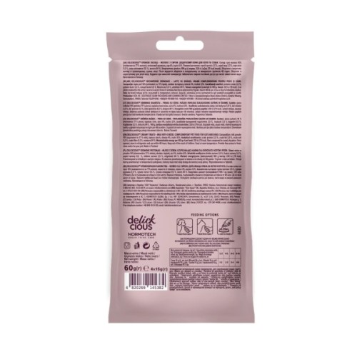 Ласощі для собак Delickcious молоко з сиром 4х15 г (4820269145382)