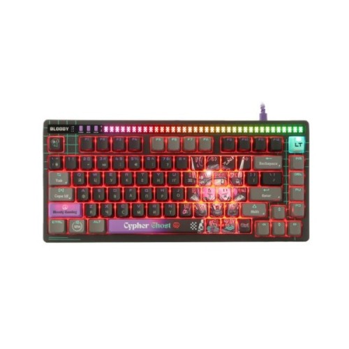 Клавіатура A4Tech AT75 RGB USB UA Cypher Ghost (4711421001830)