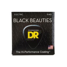 Струни для гітари DR Strings Black Beauties Electric - Extra Heavy 7-String (11-60) (BKE7-11)