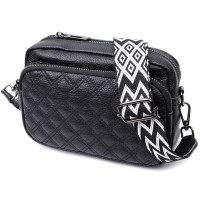 Сумка Vintage З натуральної шкіри Чорна (22634)