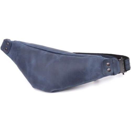 Сумка Shvigel З натуральної шкіри Синя (23132)