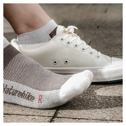 Шкарпетки Naturehike висихаючі NH21FS013 3 пари бежеві, коричневі чорні М (6927595775080)