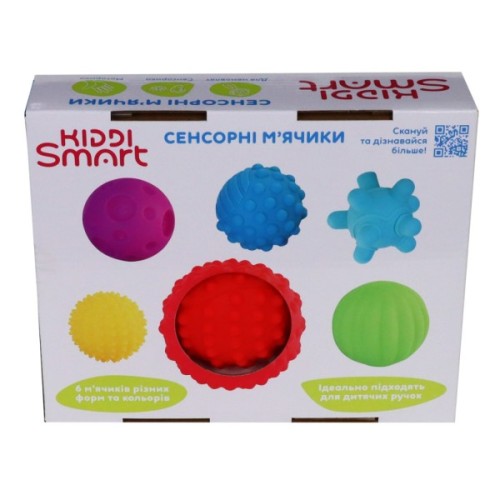 Розвиваюча іграшка Kiddi Smart Сенсорні м'ячики (4434-KS)
