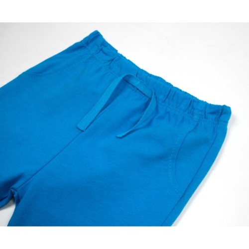 Набір дитячого одягу Miniworld зі слинявчиком (14342-74B-blue)