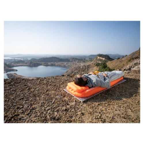 Туристичне сидіння Flextail Zero Seat R02, 70 мм, надувне помаранчеве (6975755962160)