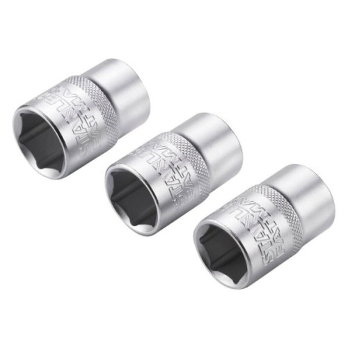 Набір торцевих головок Stanley орцевих 1/2" Maxi Drive, із шестигранним профілем, 3 шт: 17, 18, 19 мм. (FMMT17094-0)