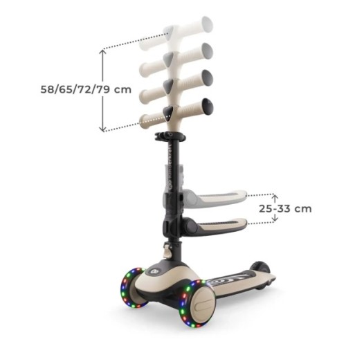 Самокат Kinderkraft Halley 2 Stone White (KRHALL02WHT0000) (5902533930166)