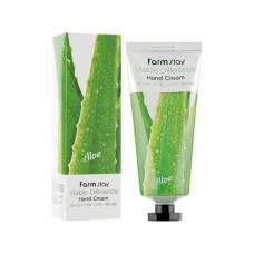 Крем для рук FarmStay Visible Differerce Hand Cream Aloe 100 г (8809338560048)