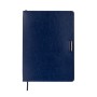 Тижневик Buromax недатований SALERNO, L2U, A4, синій, штуч.шкіра, 336 сторінок (BM.20990-02)