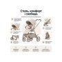 Коляска Kidilo 2в1 Haolaifu H3 Grey сіра (6928270766416) (1195570)