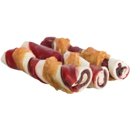 Ласощі для собак Trixie DENTAfun Паличка для чищення зубів з куркою 3 шт 105 г (4011905313771)