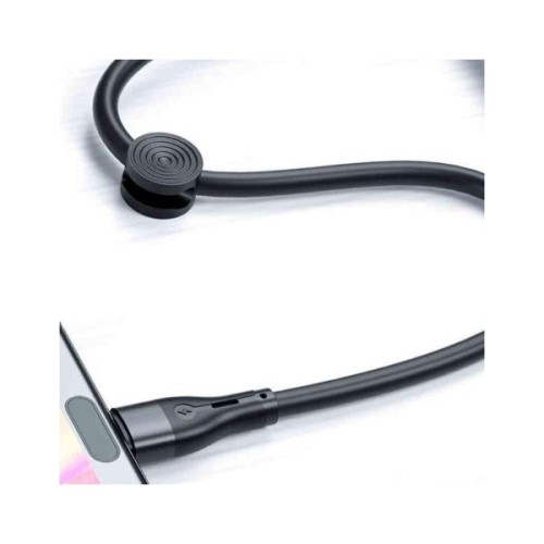 Дата кабель USB 2.0 AM to Lightning 0.25m 2.4A black XO (XO-NB179-025-BK)