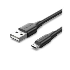 Дата кабель USB 2.0 AM to Micro 5P 1.0m 2A black Vention (CTIBF)