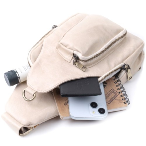 Сумка Vintage Жіноча з екошкіри Біла (22774)