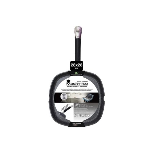 Сковорода MasterPro Home edition, гриль 28 х 28 см (BGMP-3292-BK)