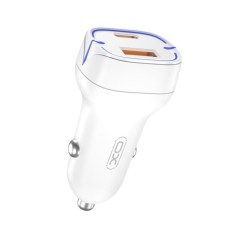 Зарядний пристрій XO 1xUSB QC3.0 + 1xUSB-C PD20W white (CC37-WH)