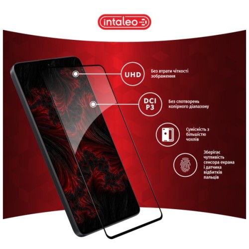 Скло захисне Intaleo Full Glue Xiaomi Redmi Note 13 5G Black (1283126583902)