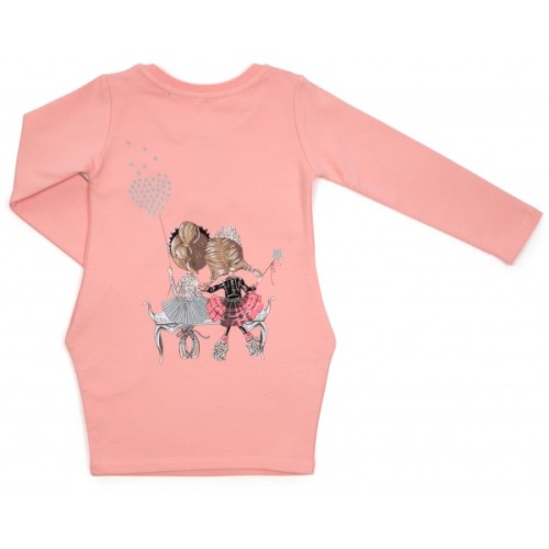 Плаття дитяче Breeze з дівчатками (15983-98G-peach)