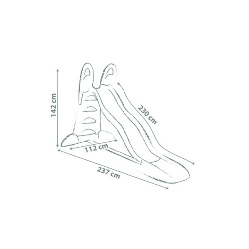 Гірка Smoby Life Подвійна хвиля з водним ефектом (7600820304)